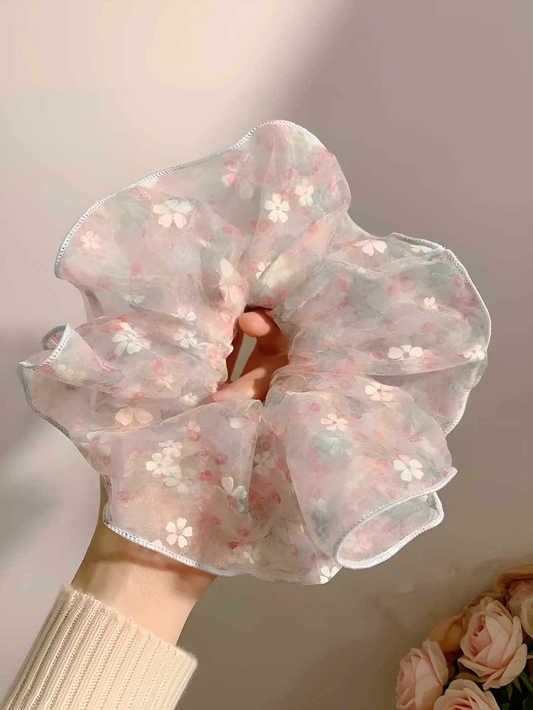 Pink floral, 15 cm