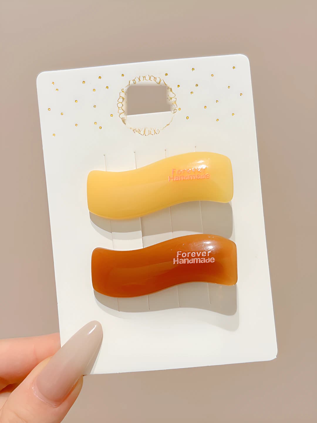 1# To'lqinli amber ~4.5cm