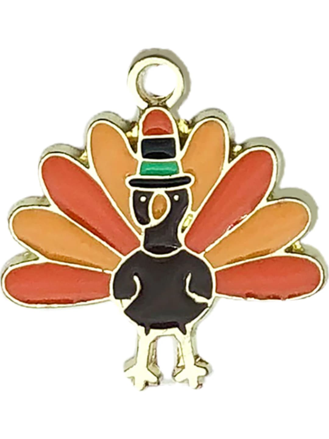 1 pc Coffee Thanksgiving bee 20x20mm-1.5g