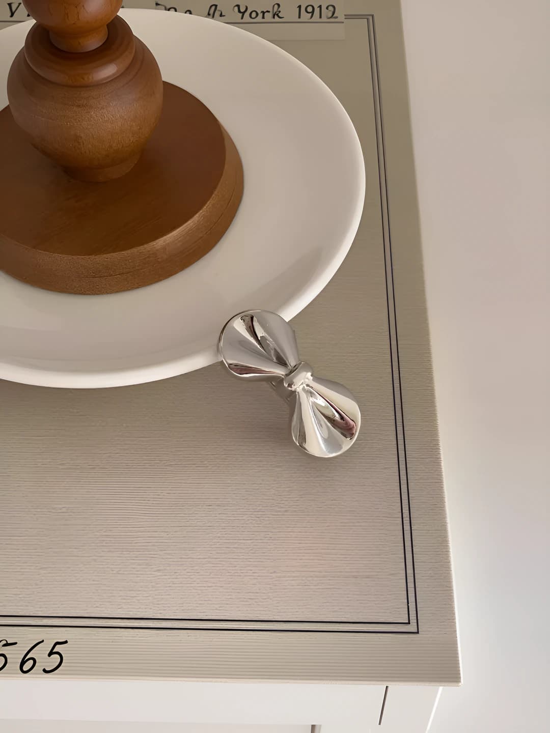 1# Silver butterfly ~3.7cm