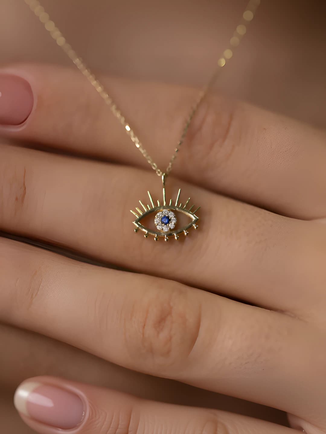 Gold - white eyes