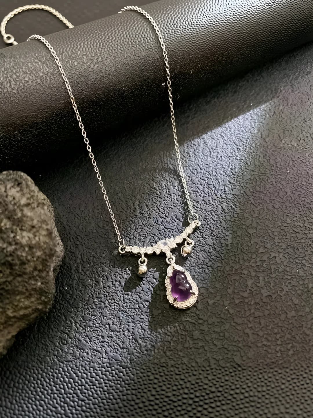 260 Gourd - Silver purple