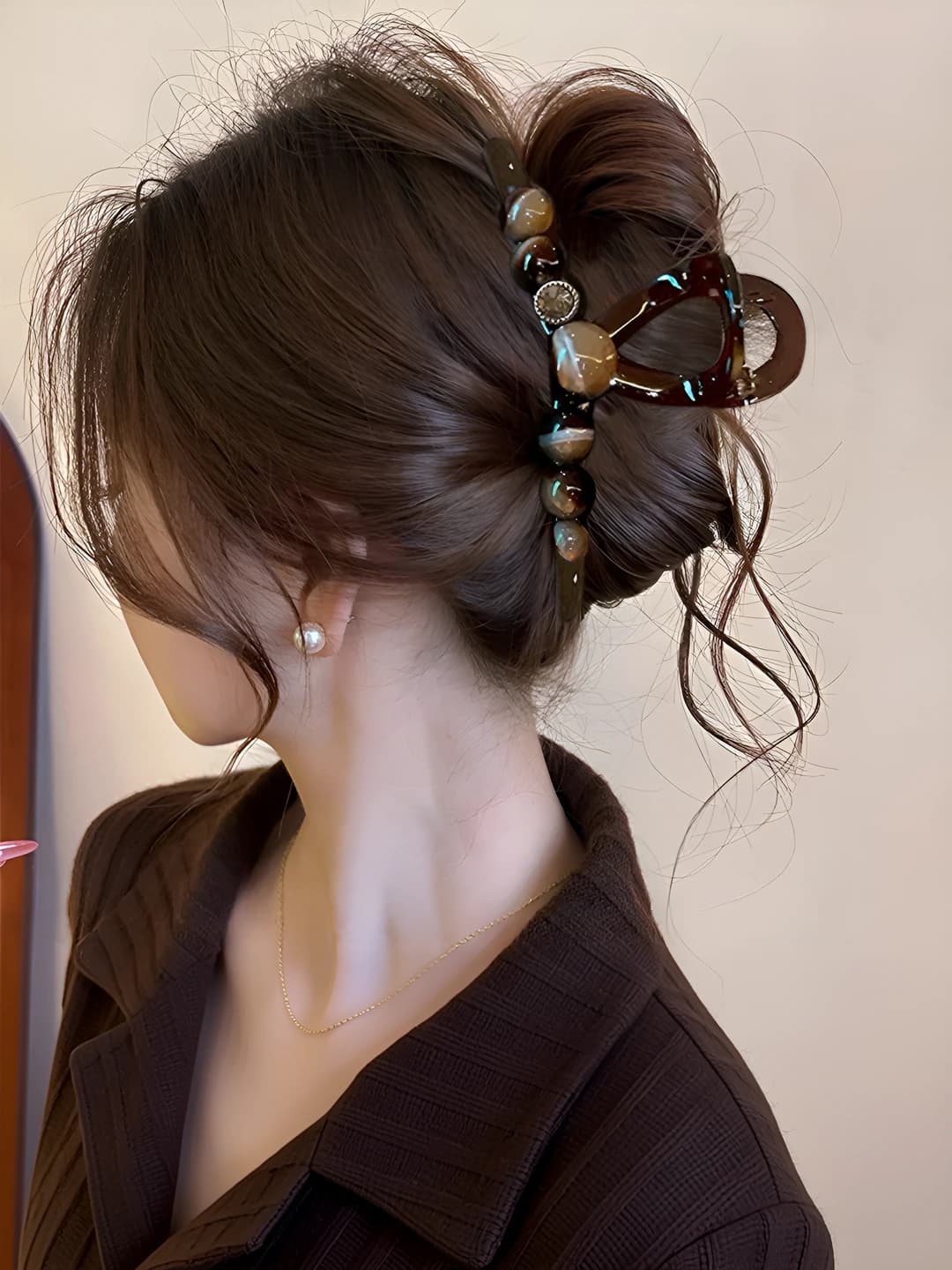 Premium Round Bead Clip, 13 cm