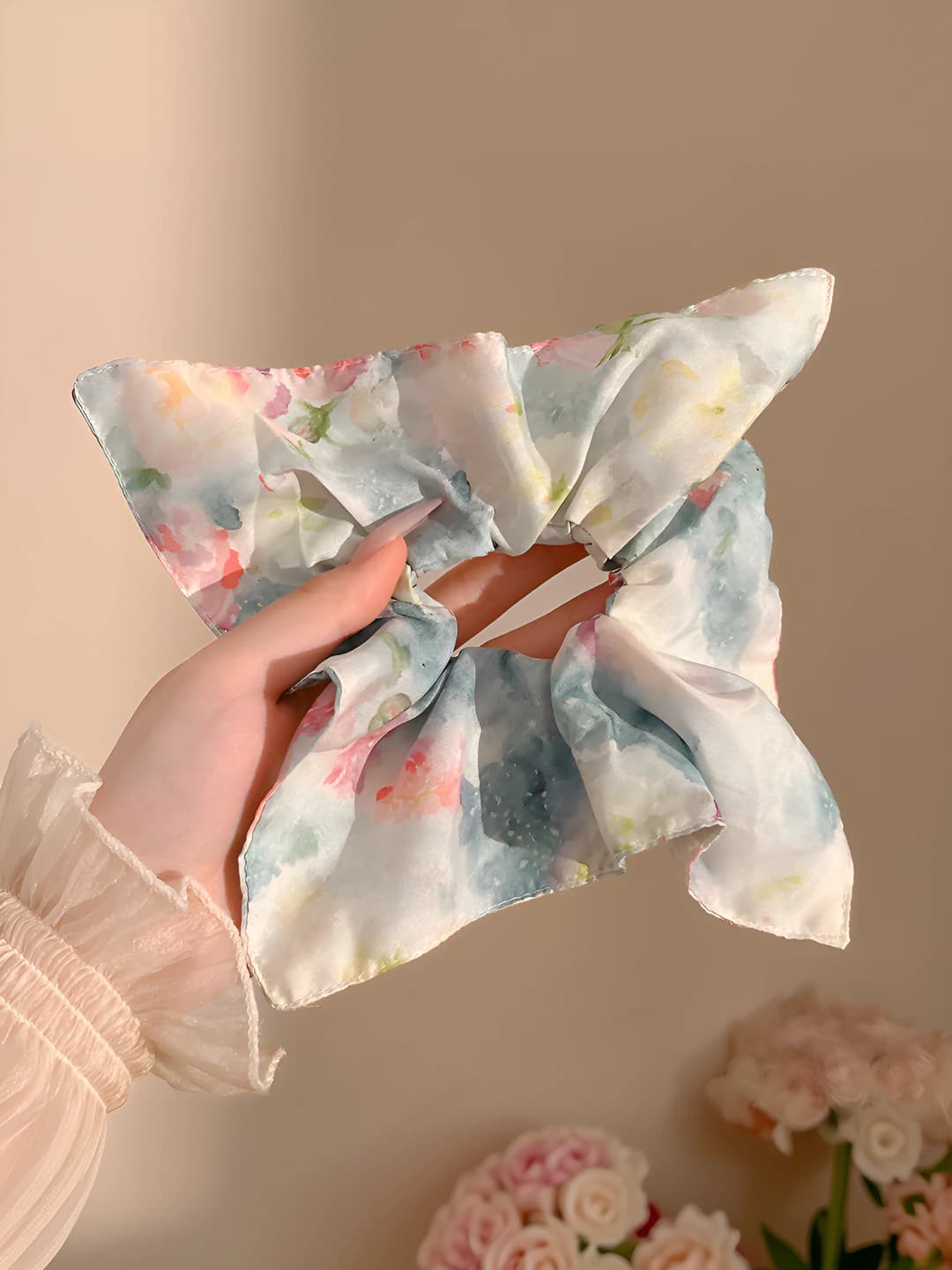 1# Painting hair tie 22*22 cm