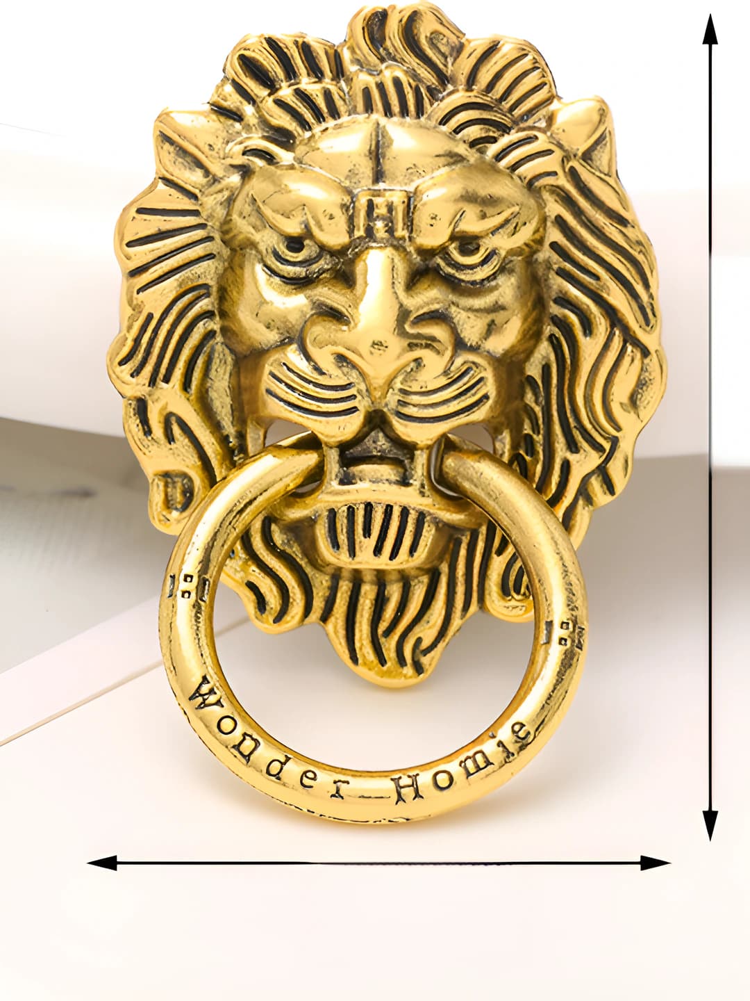 Lion head (Antique gold)
