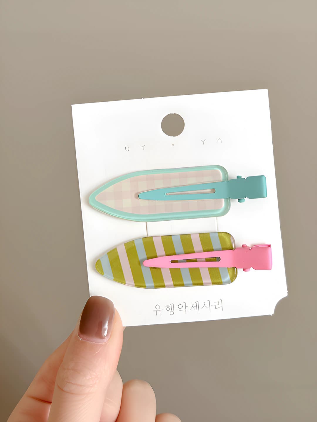 Sea salt and avocado, pair, 6 cm