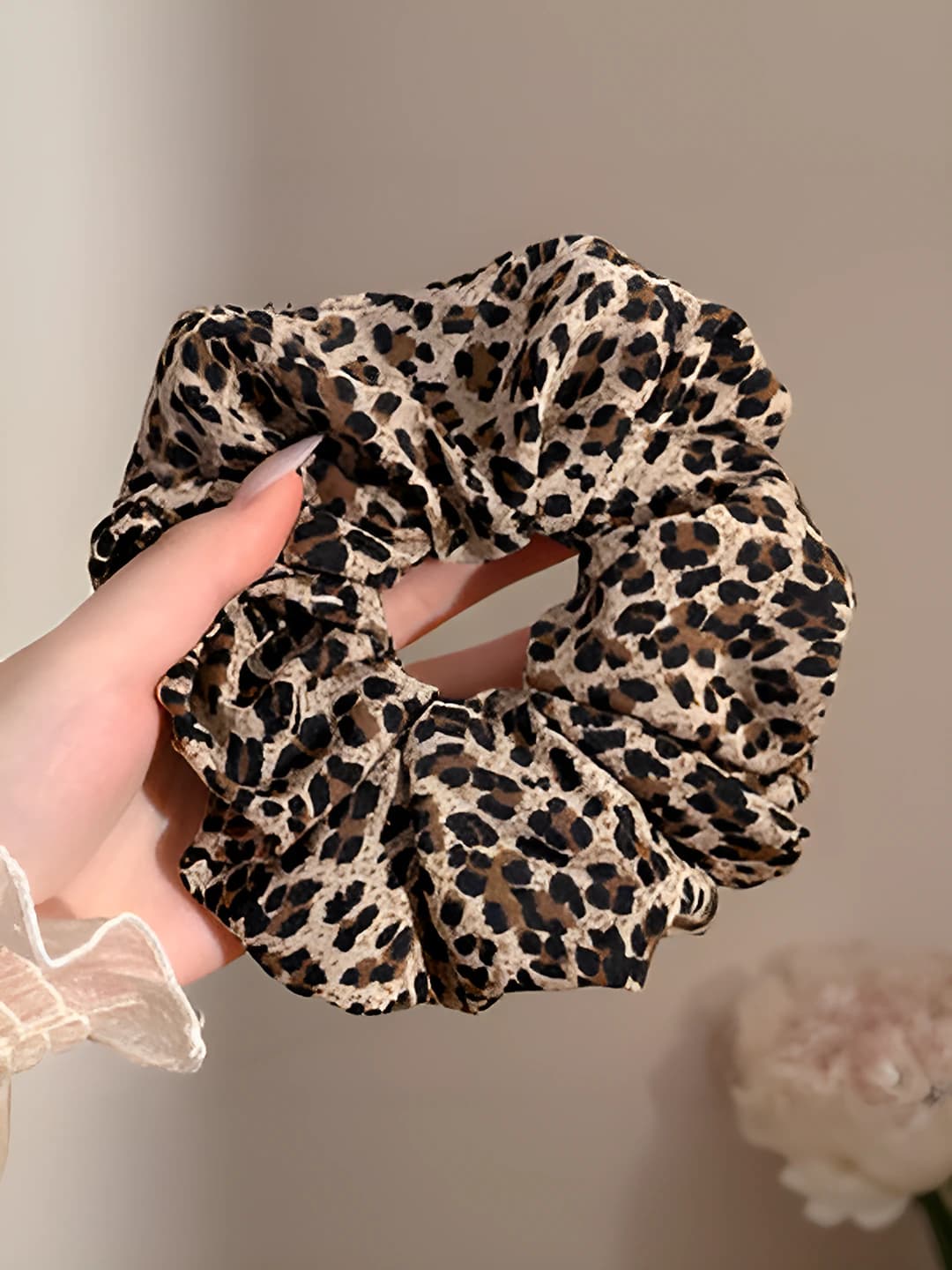 Kichik leopard soch tasi taxminan 16 cm