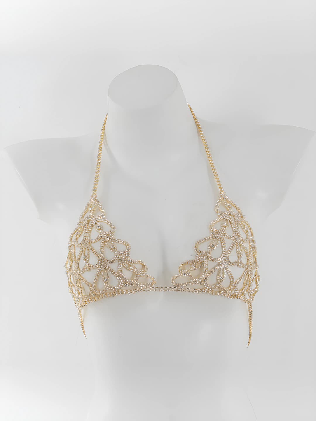 Gold variant - Open heart bra