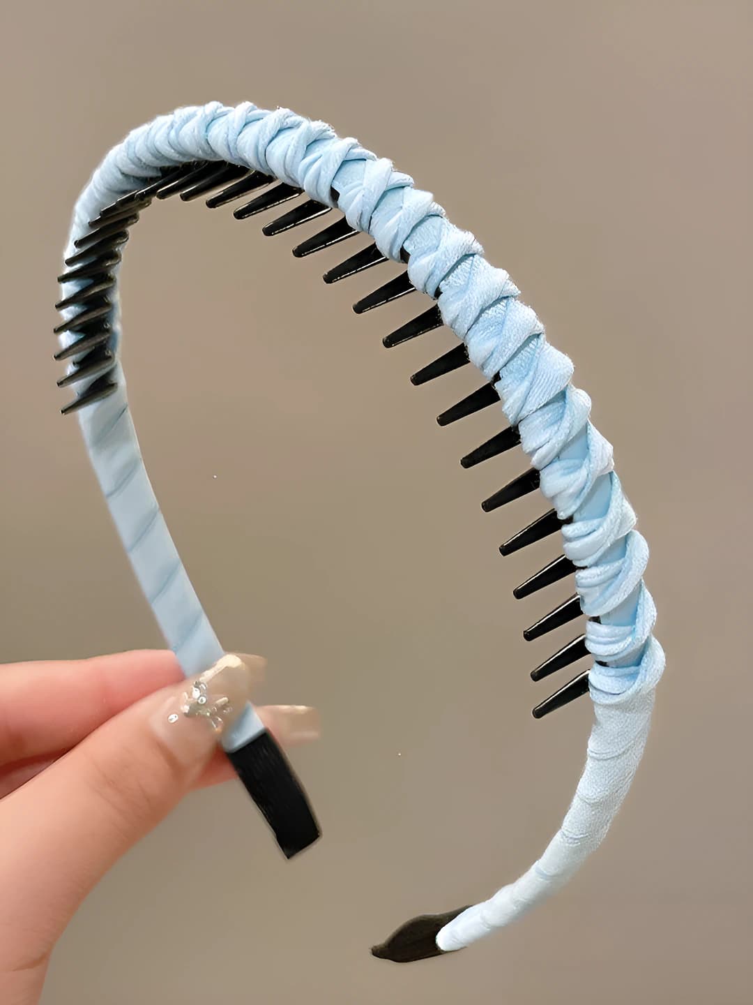 2# Braided blue, 1 cm