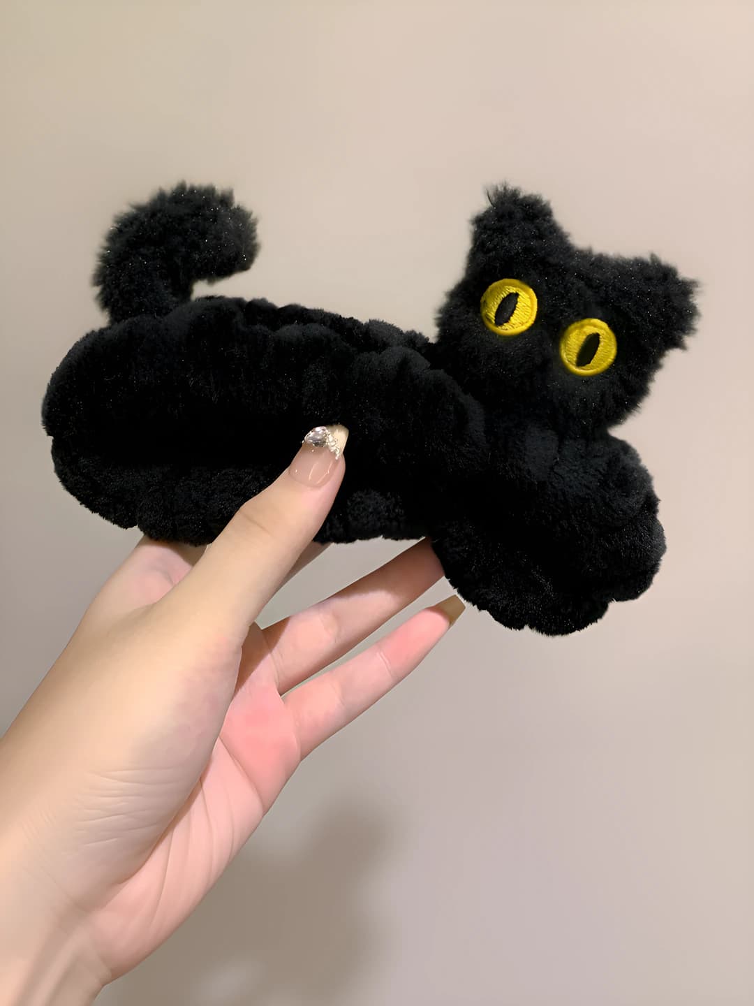 4# Чёрный котёнок, ~19 см