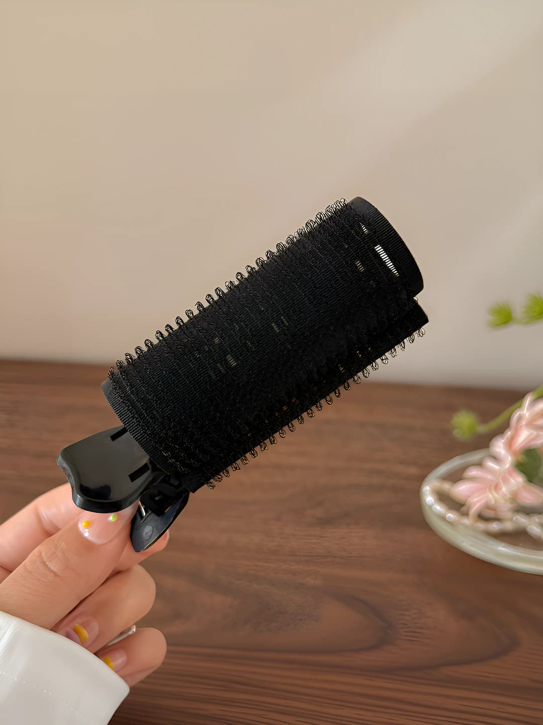 Black curling iron