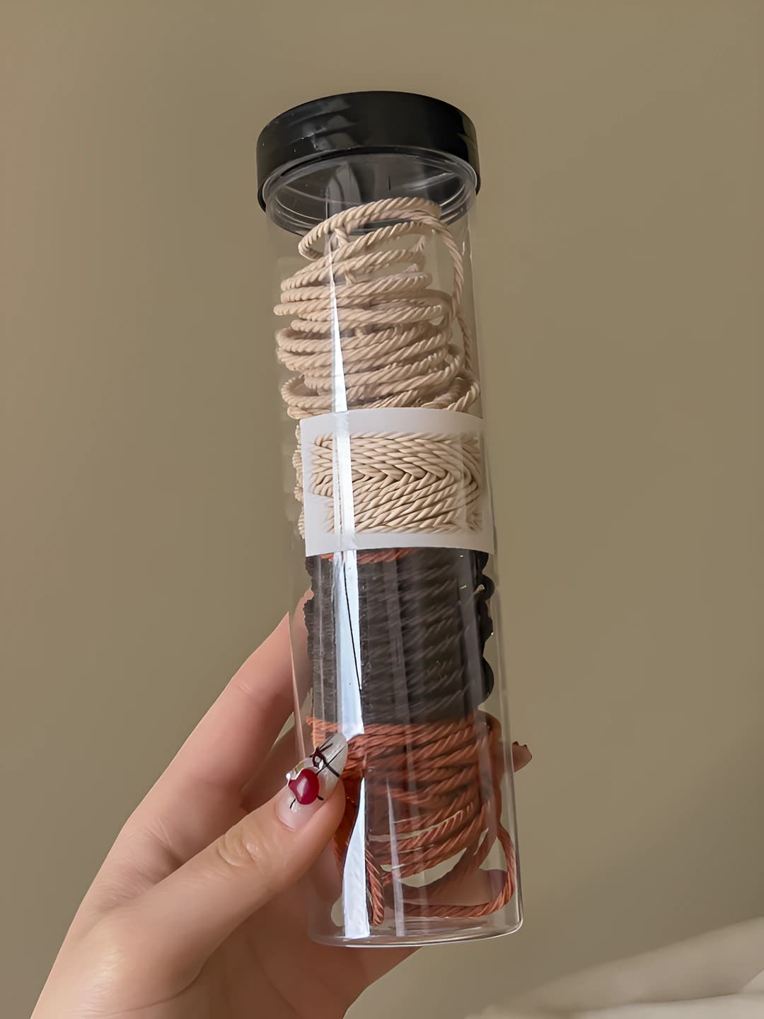 Dark hair ties ~100 pcs