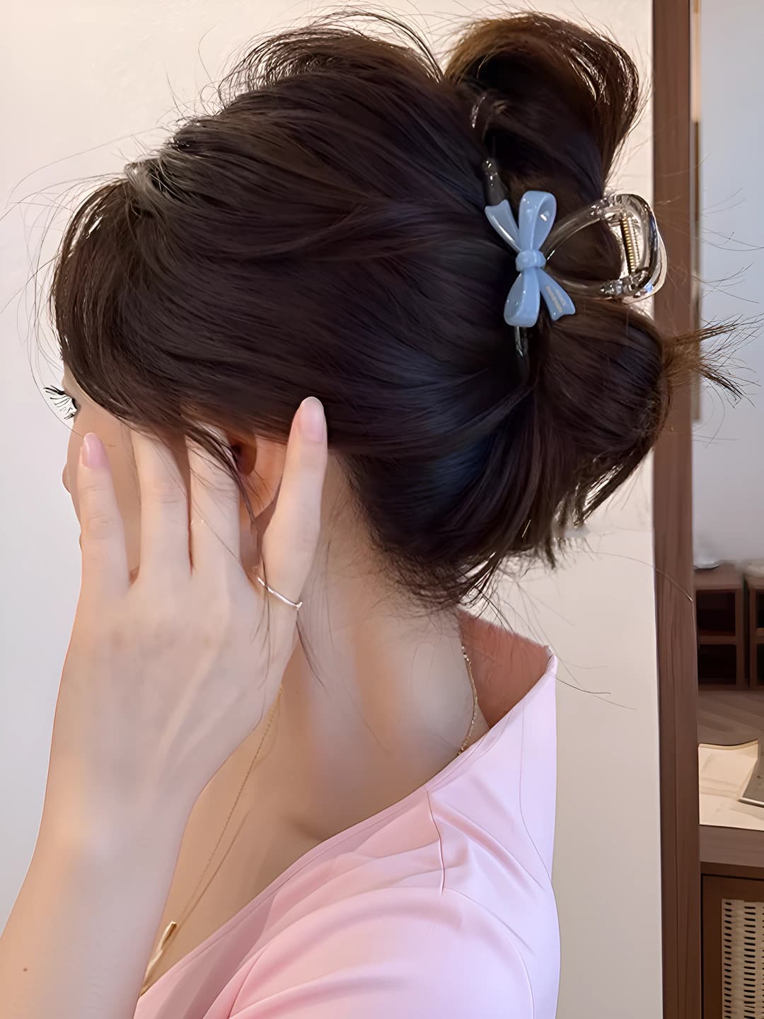 Синяя лента 8 см