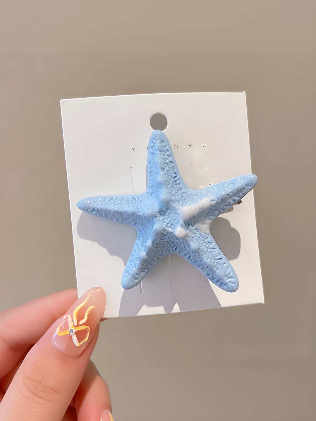 1# Starfish, blue, 5.5 cm