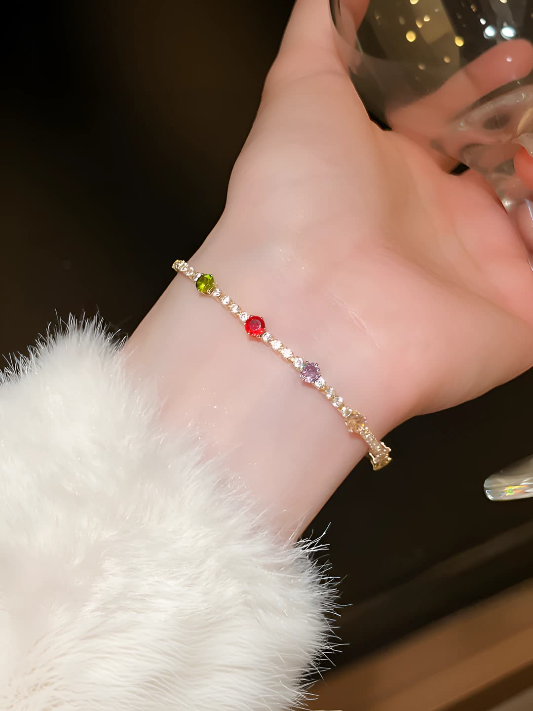 35# Bracelet - Gold - Multicolour
