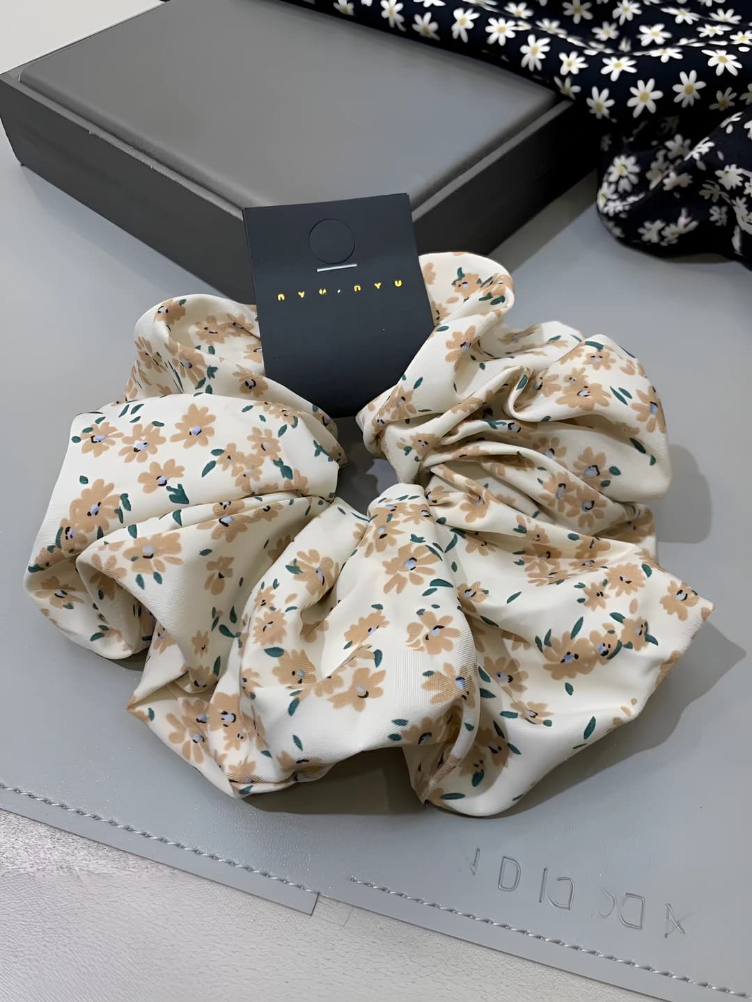 Apricot white, floral