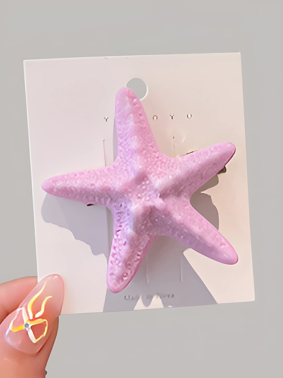 2# Starfish, purple, 5.5 cm