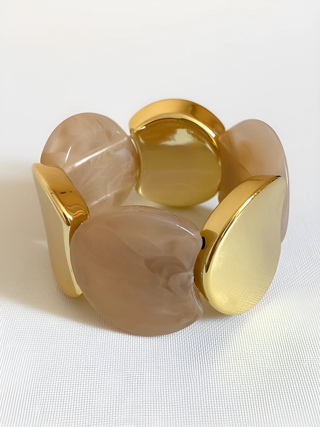 42# Bracelet - Gold - Coffee