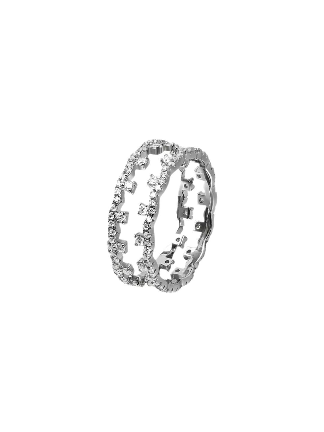 White lace (zircon variant) 1 pc
