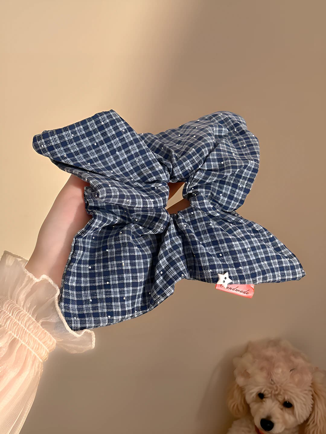 1# Blue star plaid