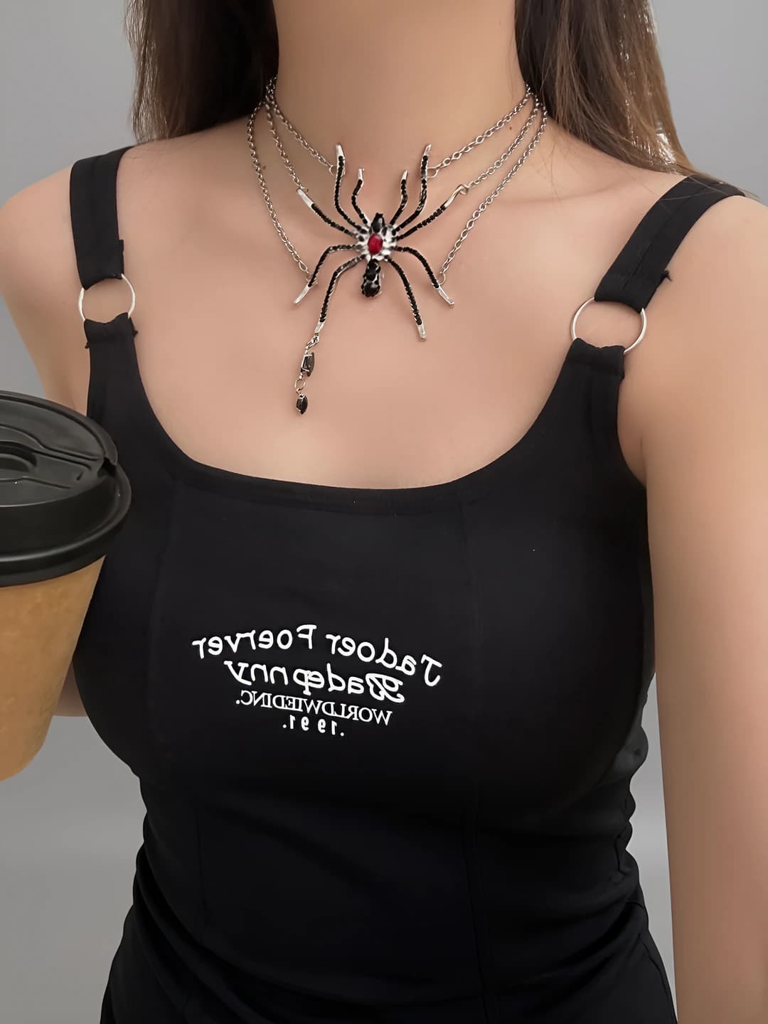 Подвеска-паук на цепочке