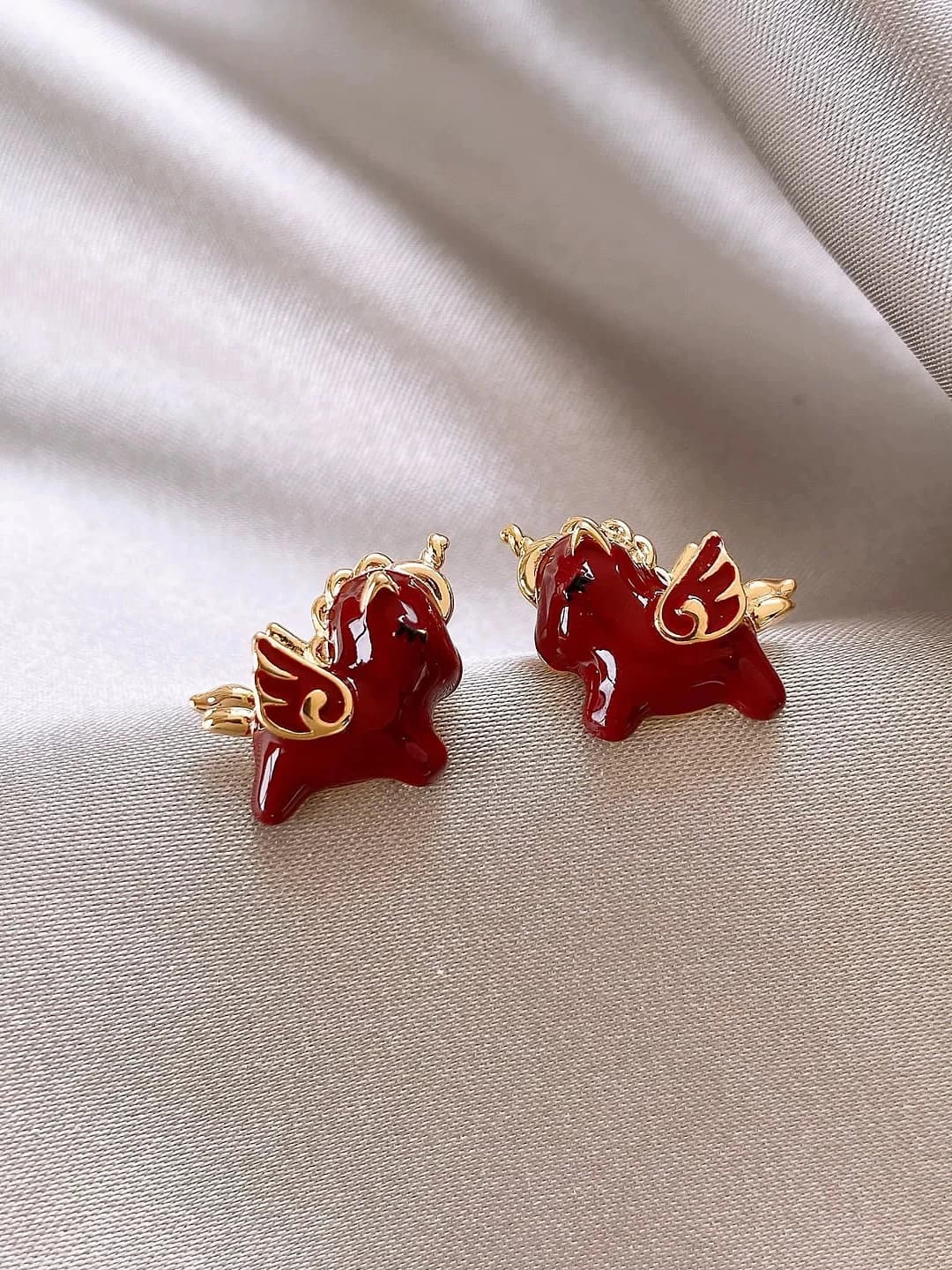 8# Серебряная игла - Золотой - Красный