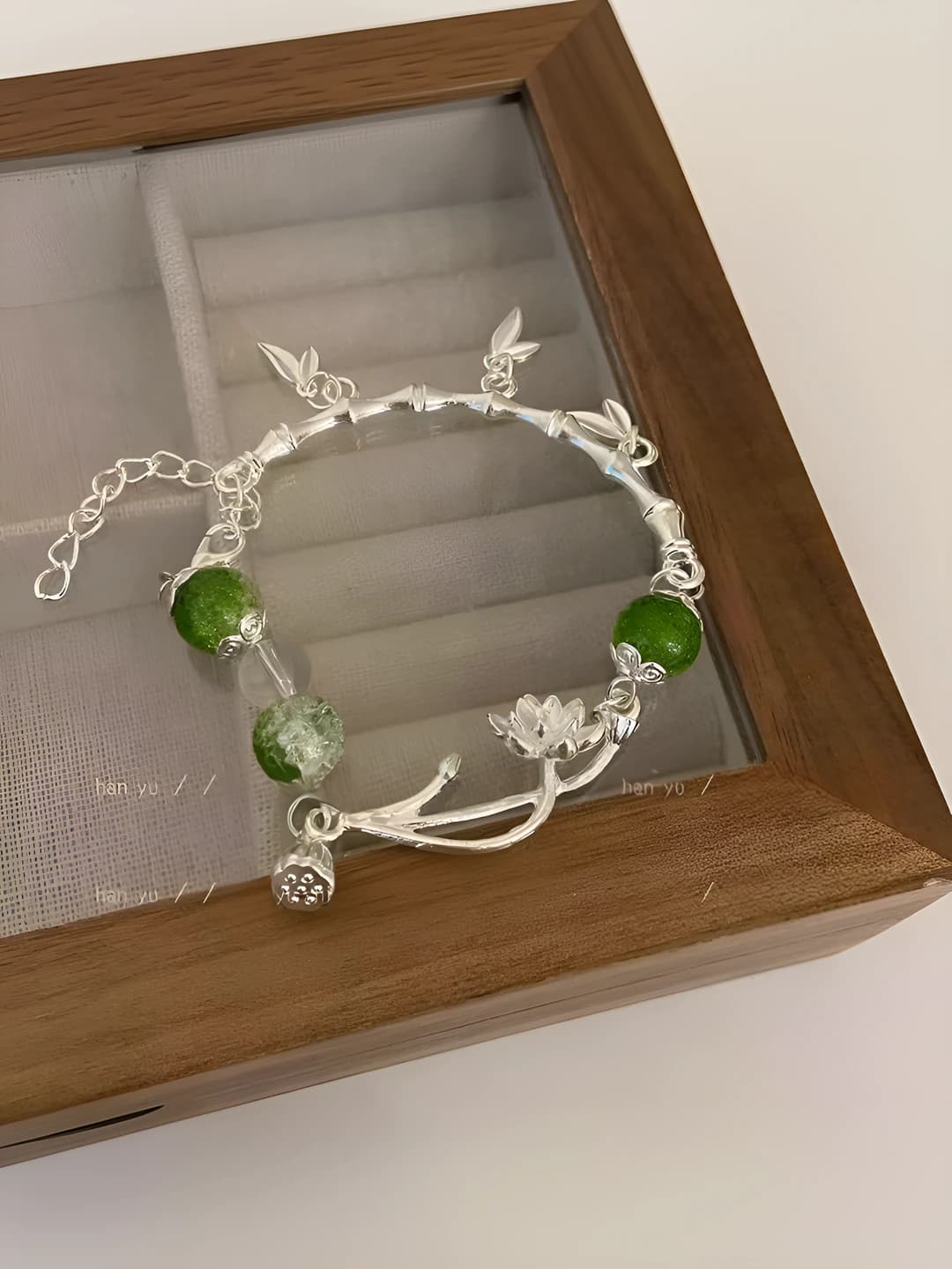 Lotus bamboo bracelet
