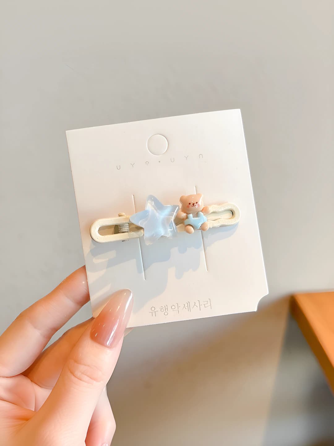 2# Bear star clip 6 cm