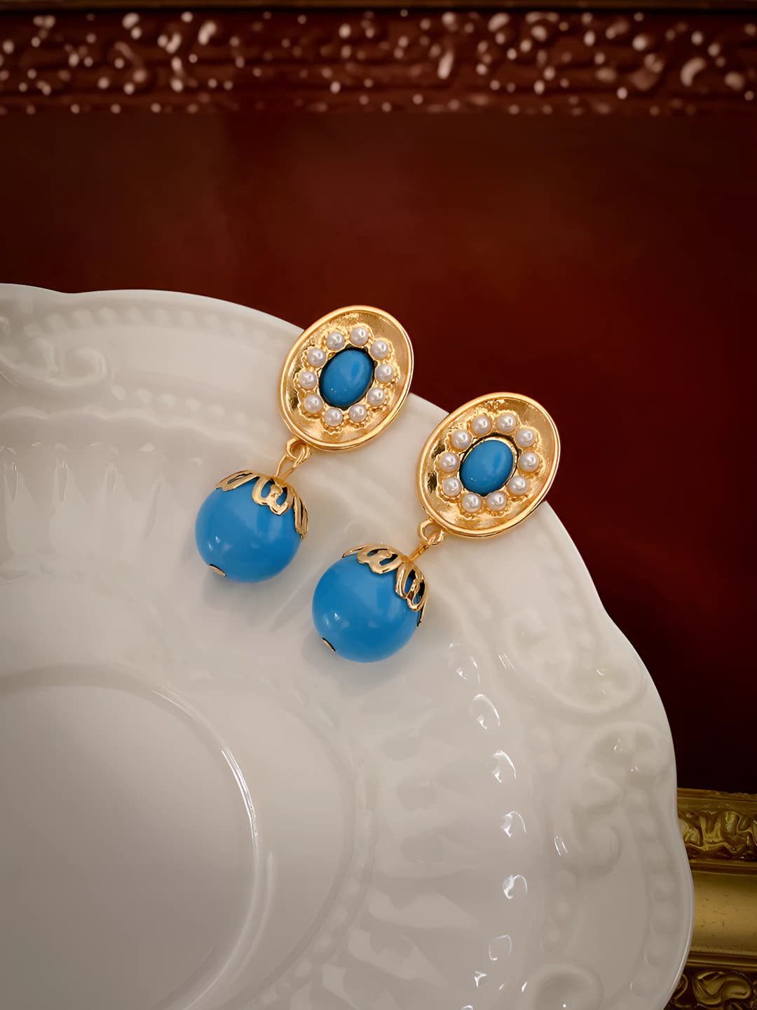 44# Post - Gold - Blue