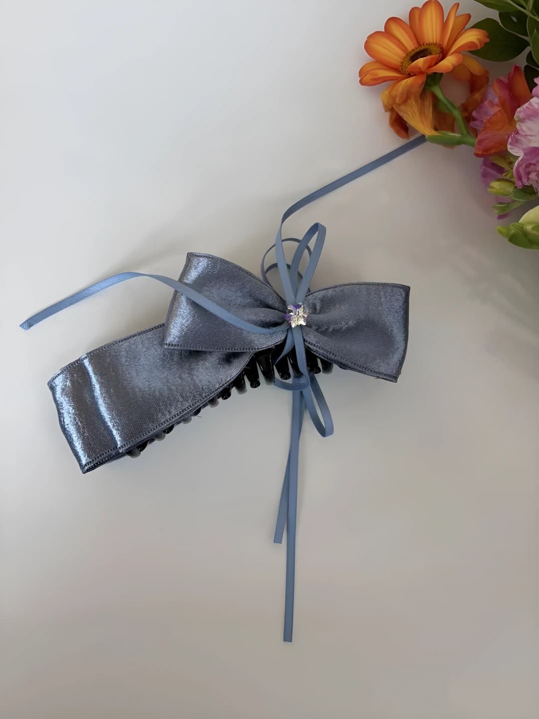 3# Blue banana clip, 13 cm