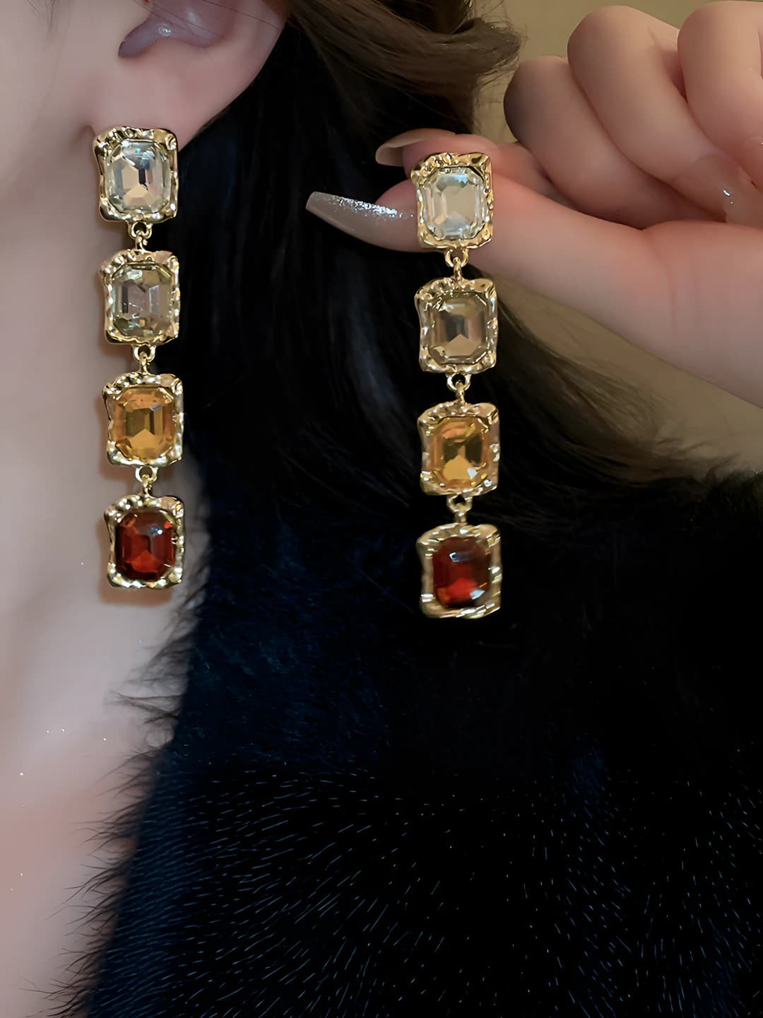 Серебряная игла - Золотой - Разноцветный
