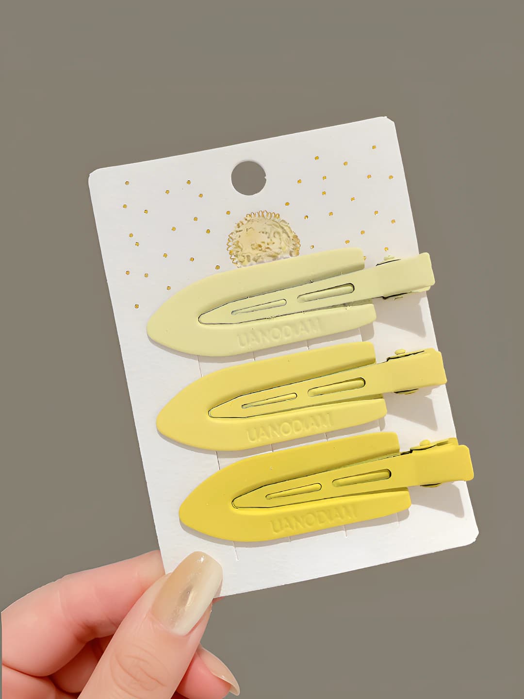 Yellow, 3 pcs, 7 cm