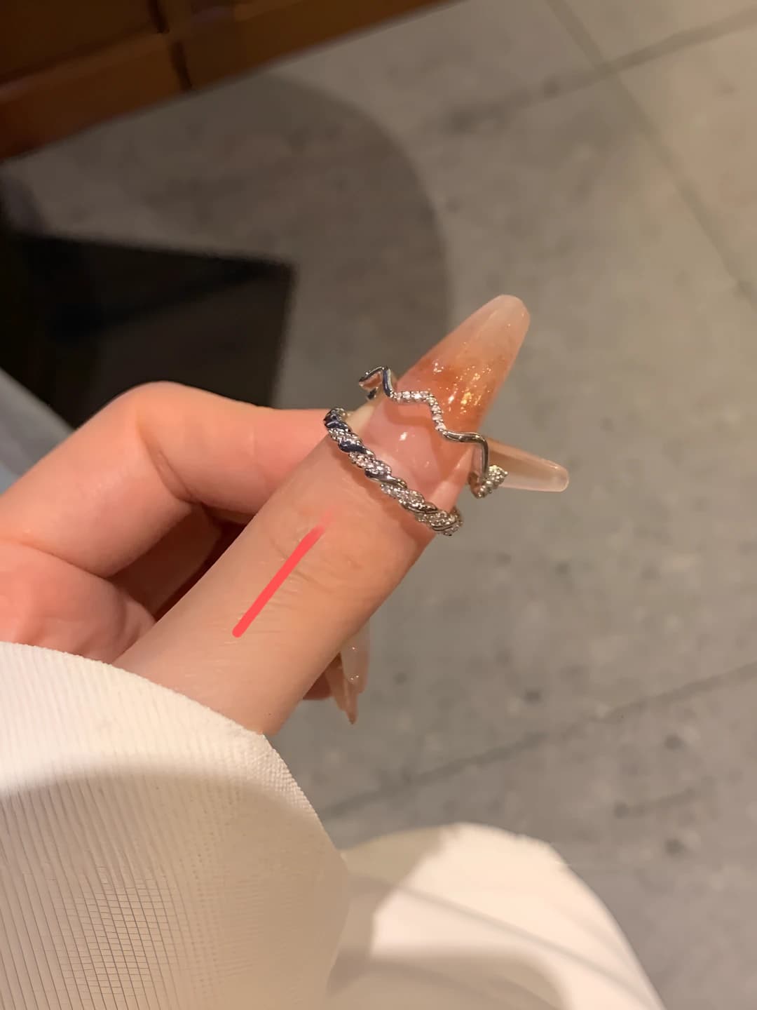 Drill diamond ring