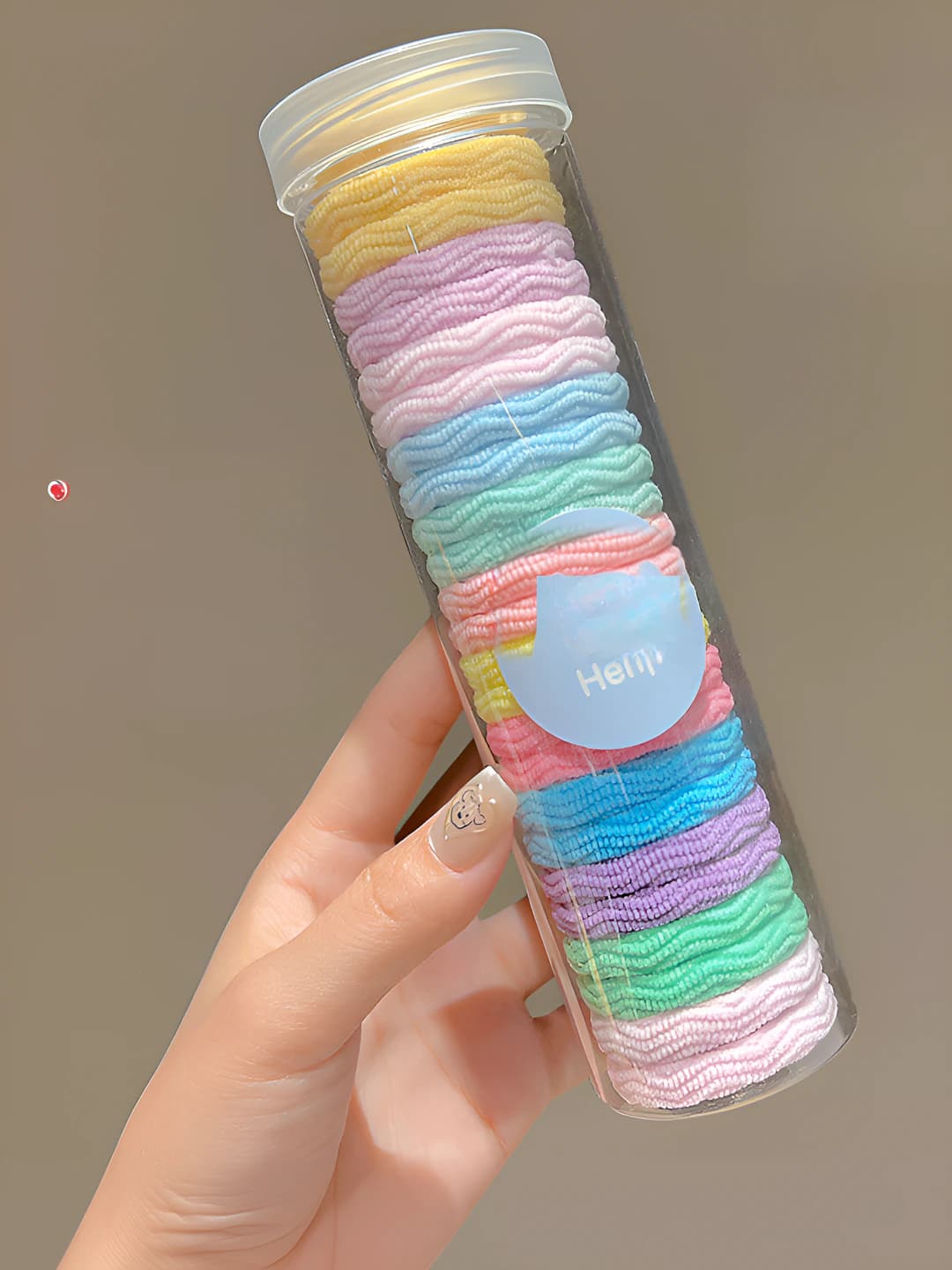 3# Multicolour wavy, 25 pcs, ~4 cm