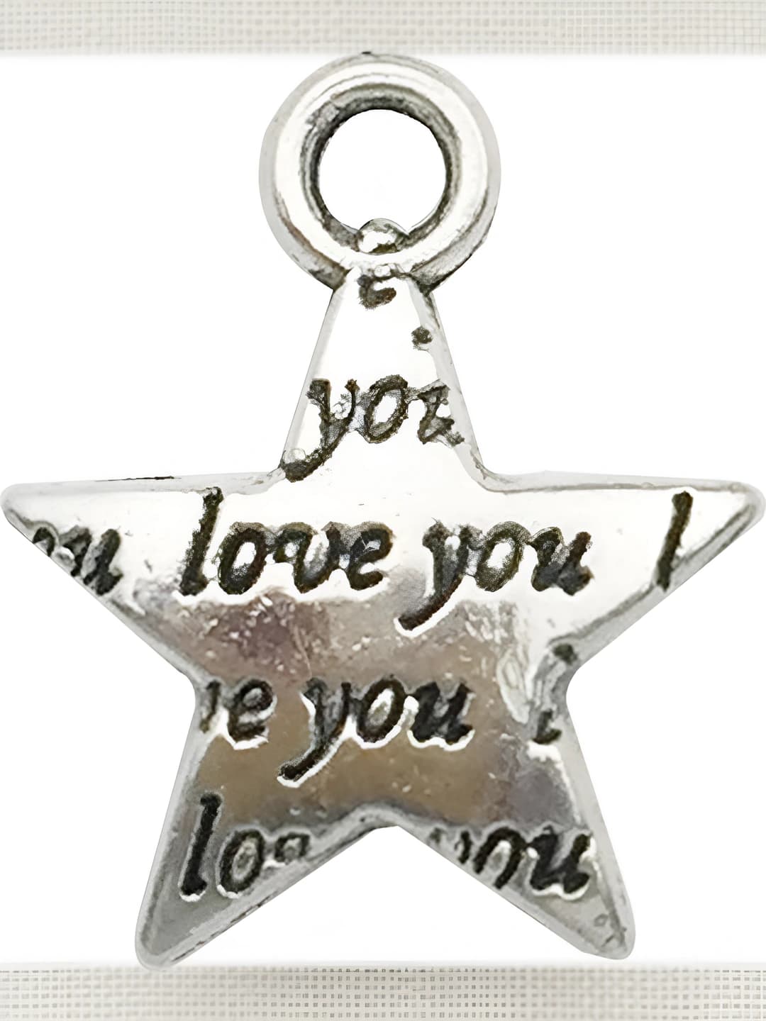 1 dona, Yulduz, iloveyou, 13x16mm