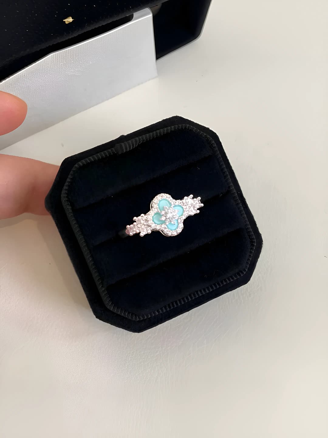 Ring - Silver - Blue