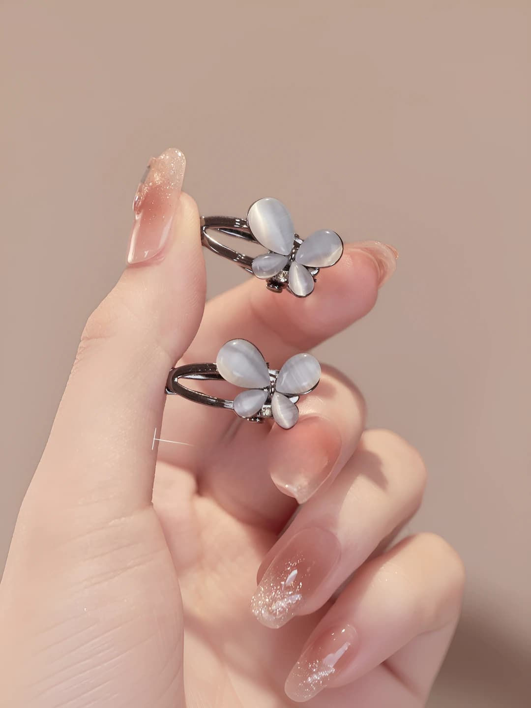 2# Butterfly hair clip [2 pcs]
