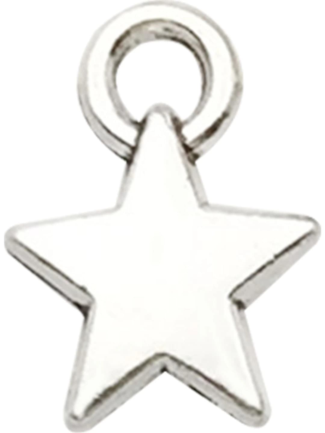1 шт маленькая пятиконечная звезда 9x12mm-0.6g