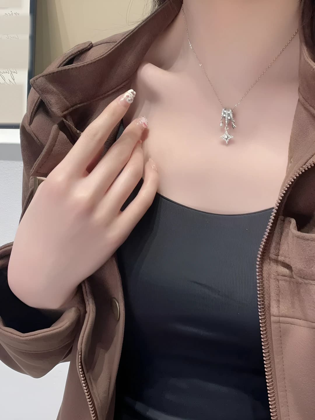 Zircon Star Necklace