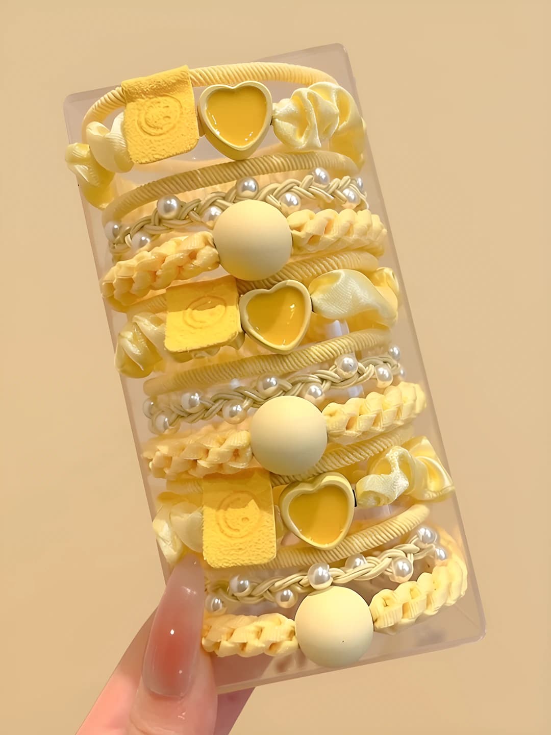 1# [Free box] Yellow 15 pcs