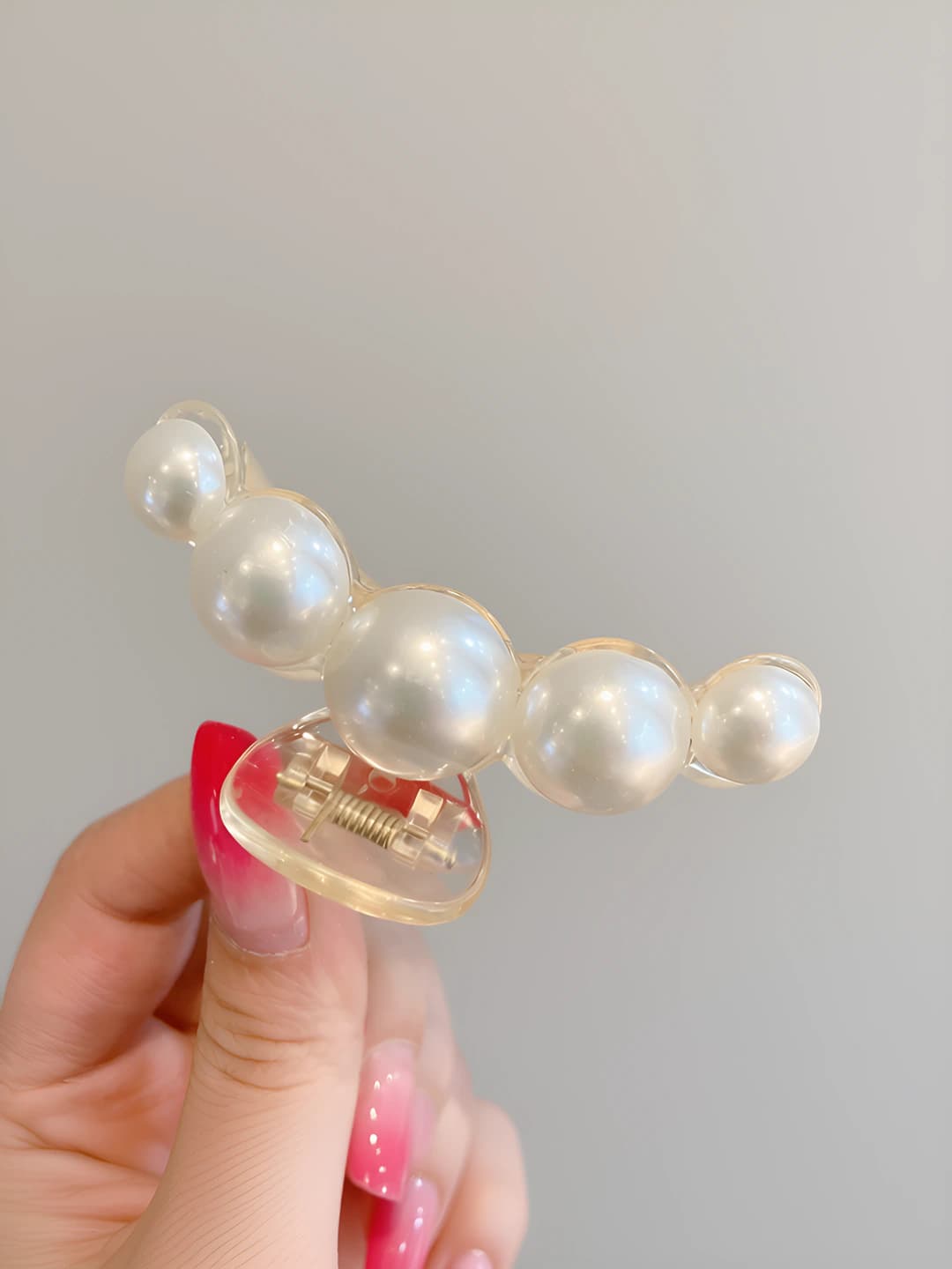 6# Clear large pearl 7cm