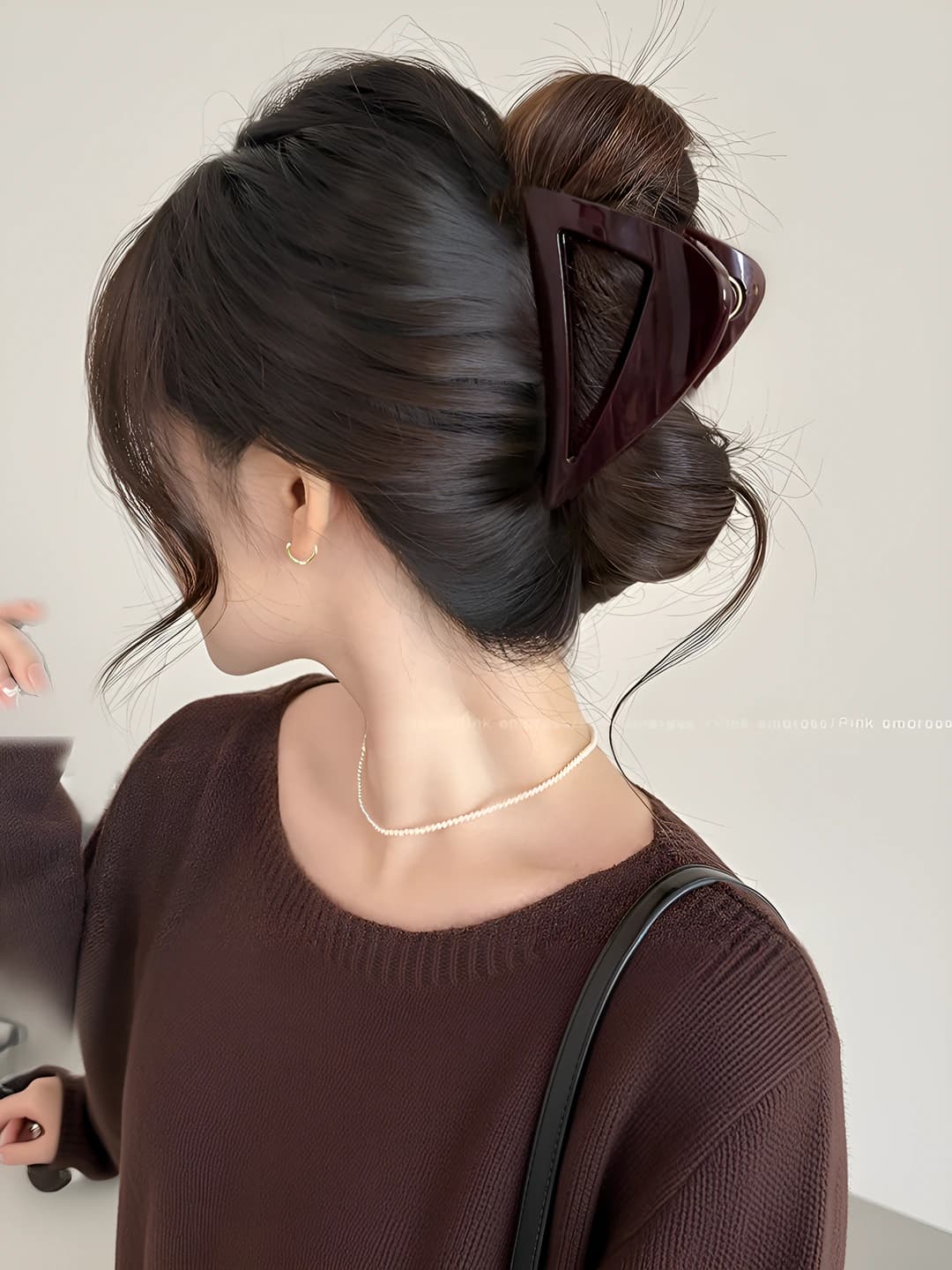 2# Glossy chocolate brown 8 cm