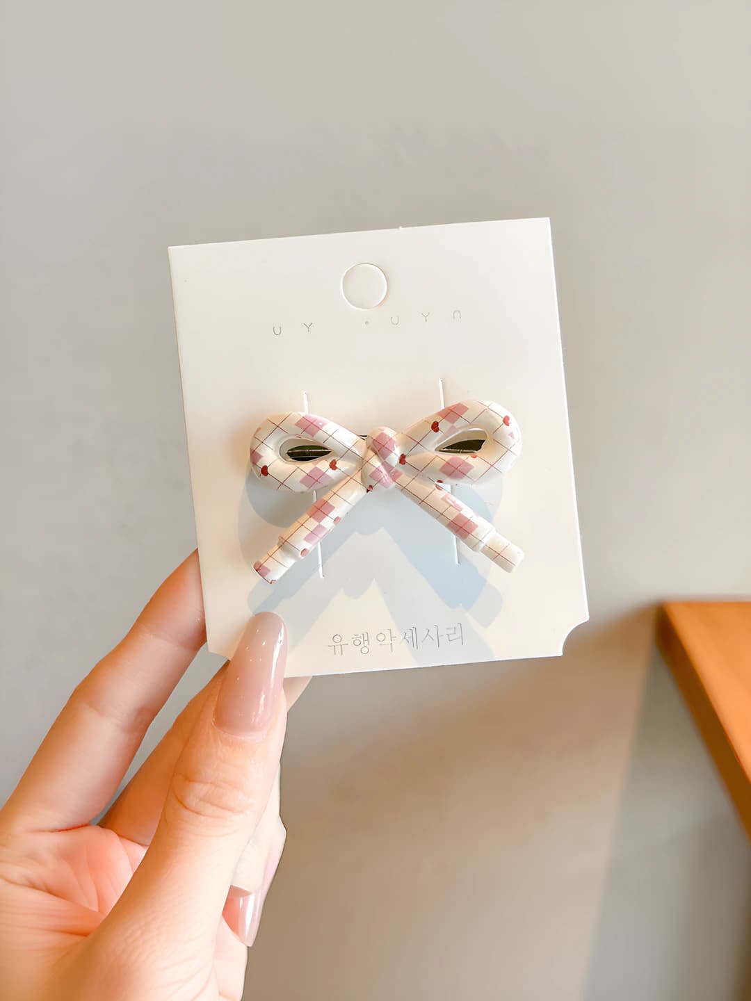 3# Bow, heart, 5 cm