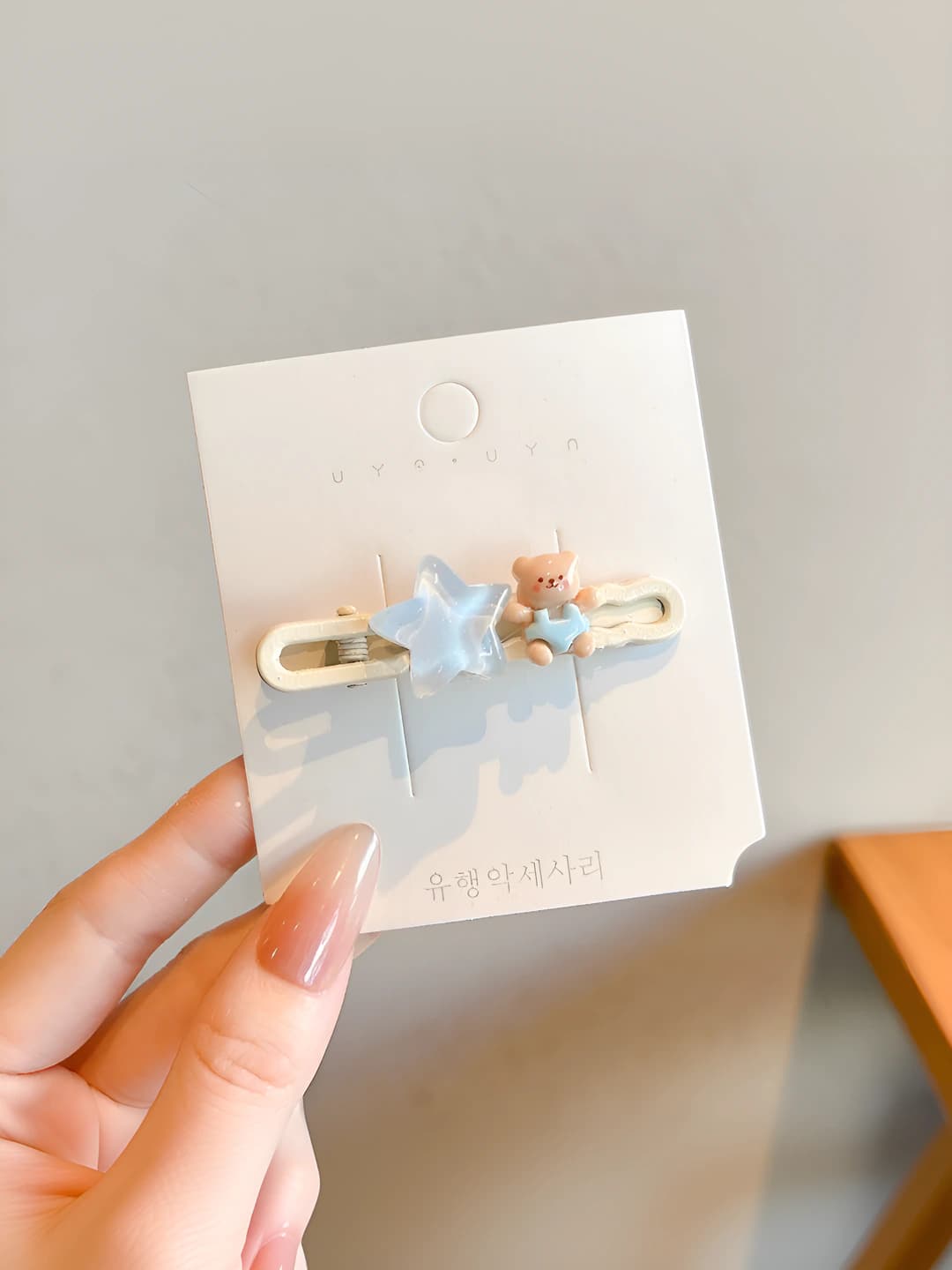 2# Bear star clip 6 cm