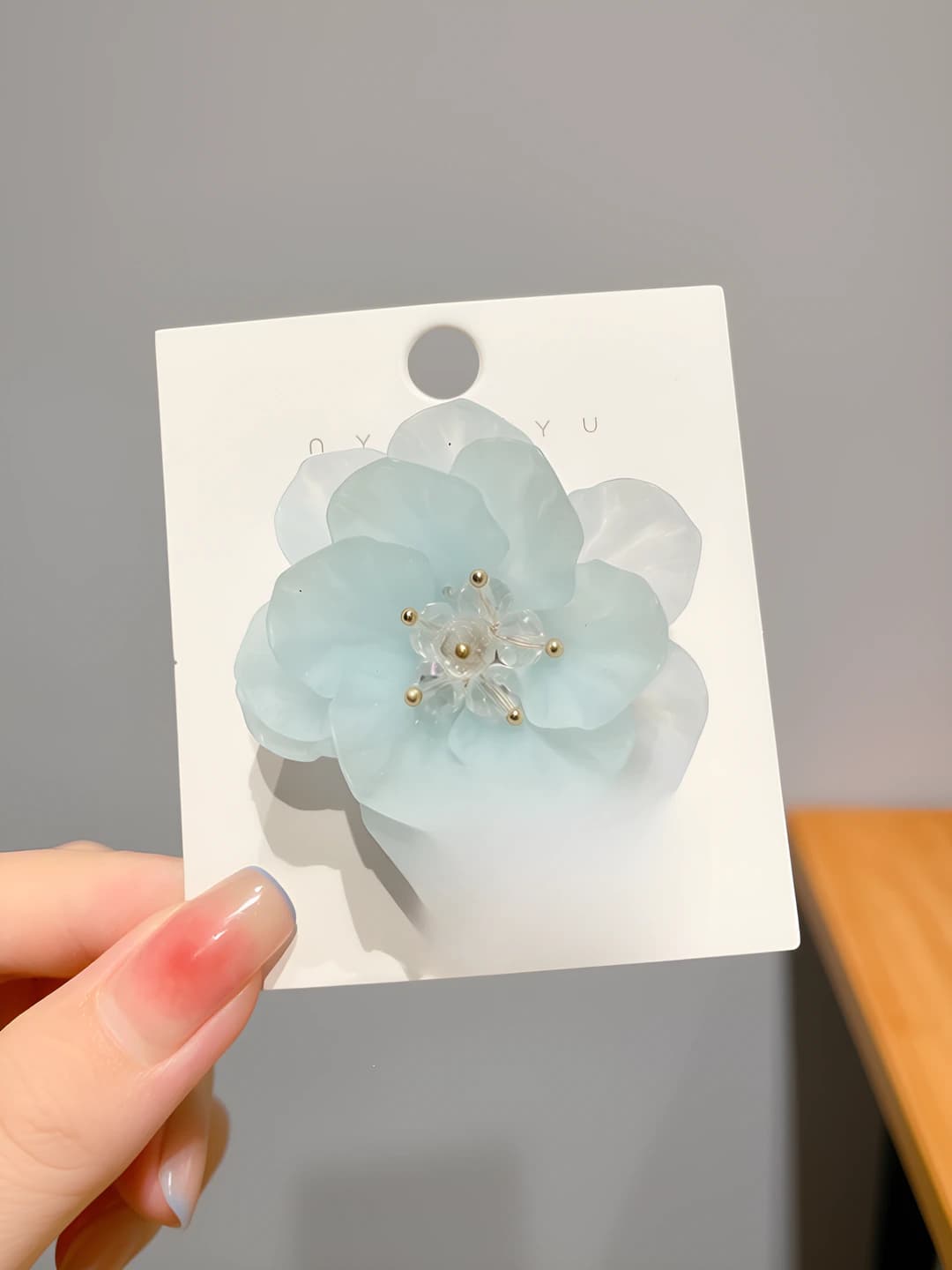 6# синий камелия (ок. 5cm)