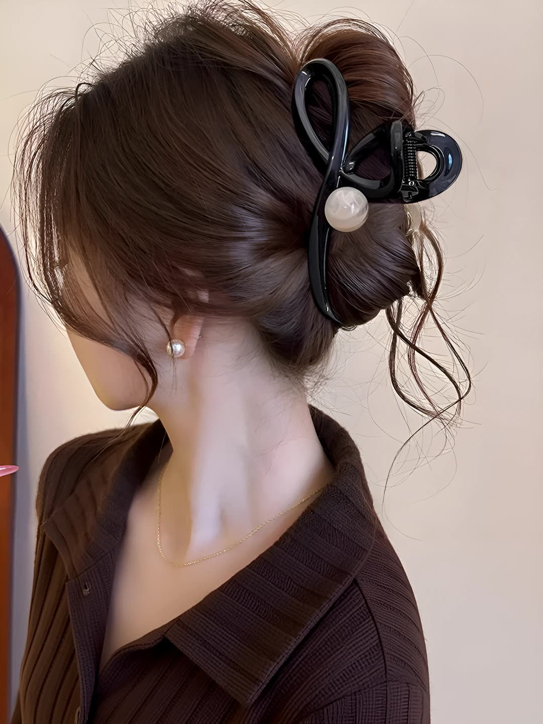 Glossy black, 13 cm