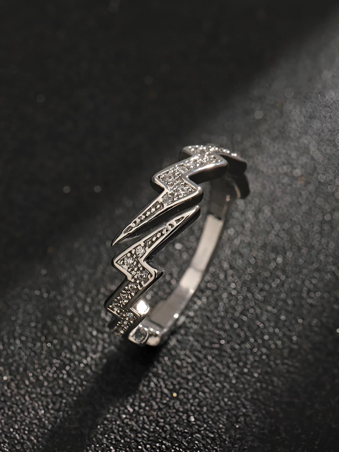 J397 zircon lightning ring