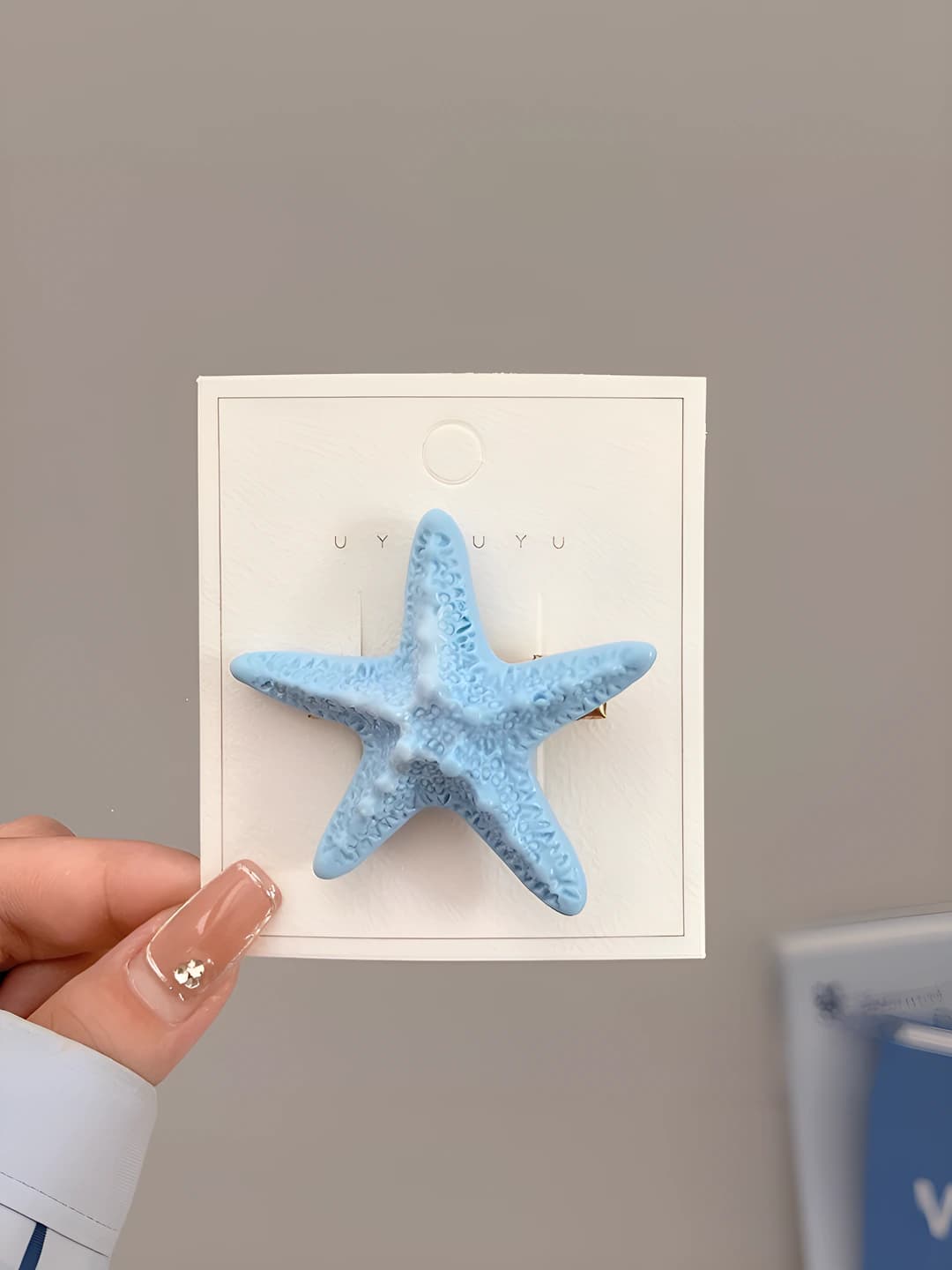 1# Морская звезда, синий, 5.5 см
