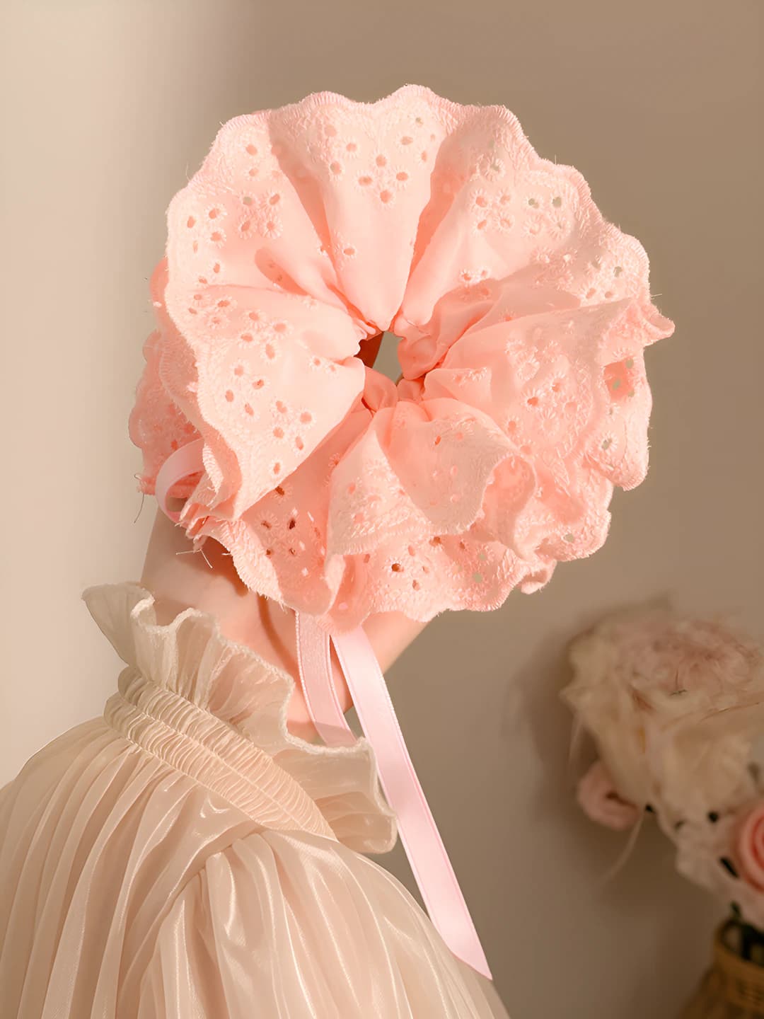 2# Pink drawstring - 30*14cm
