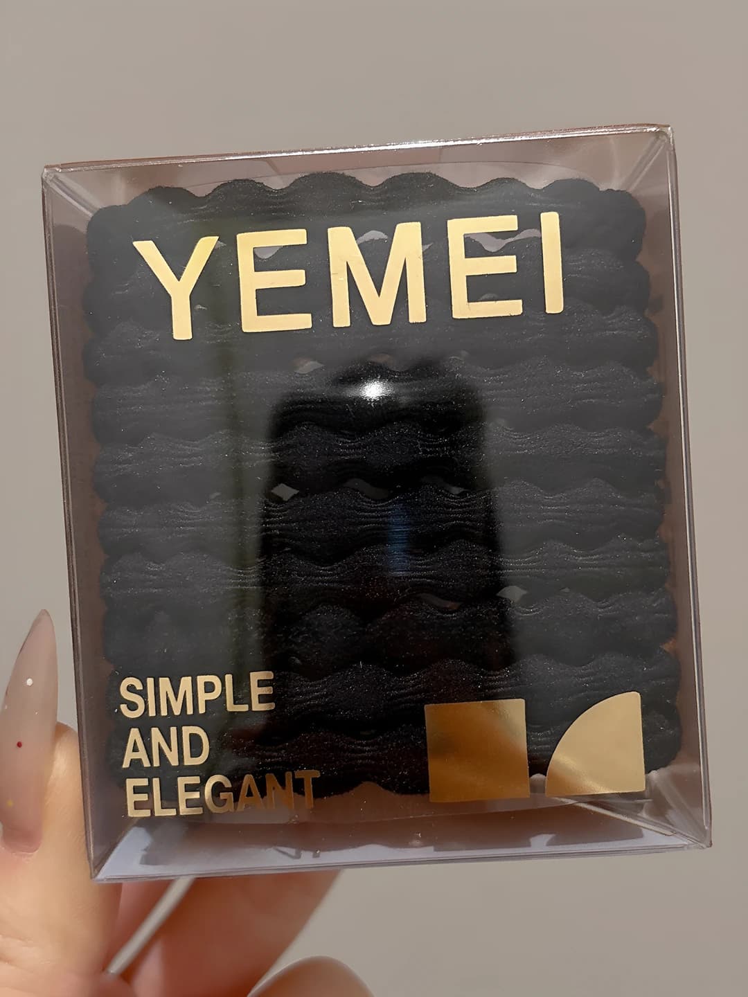 1# Black, 10 pcs, ~5 cm, box 7*8*4 cm